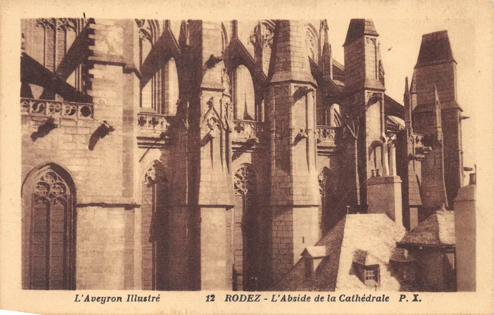 Rodez — Die Apse der Kathedrale — L'Aveyron Illustré n°12 - Vorderseite
