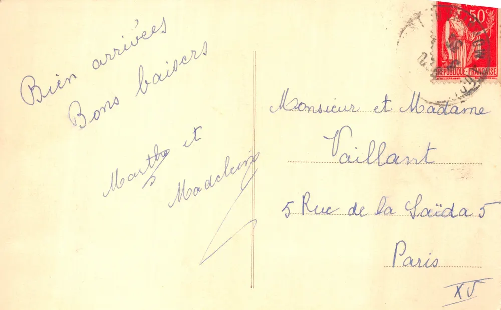 Paris — Le Panthéon — Éditeur : Paris, n° 85 - 뒷면