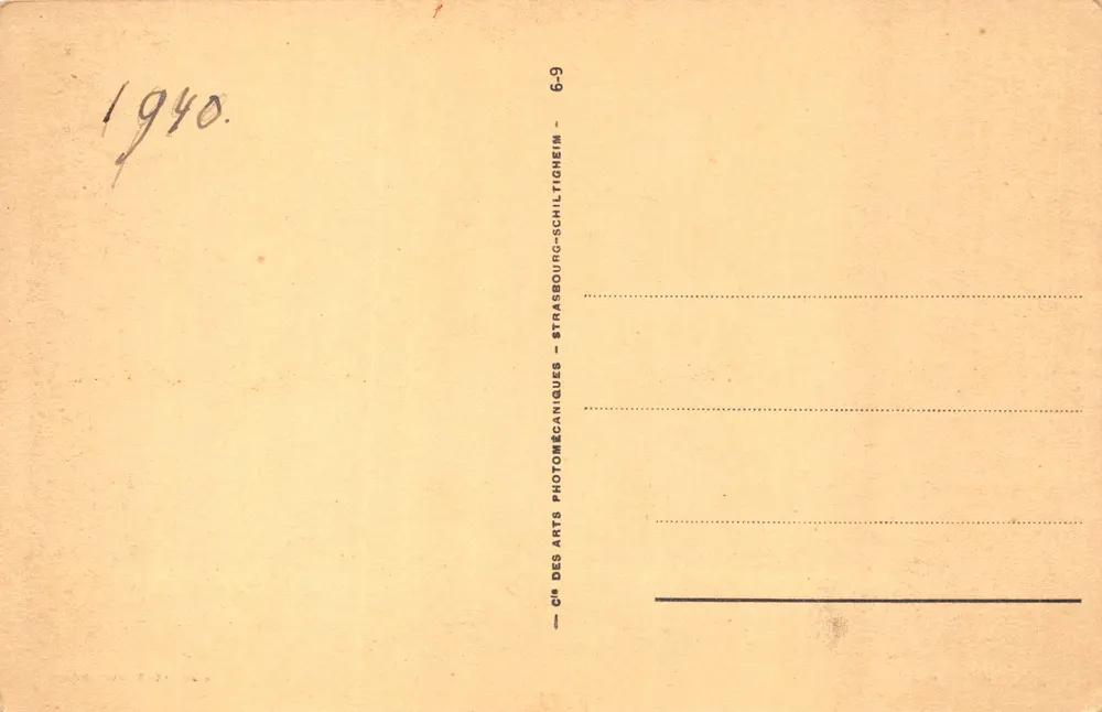 Ausblick auf Jurançon — Brücke über den Fluss — Verlag Pau, Nr. 109 - Rückseite
