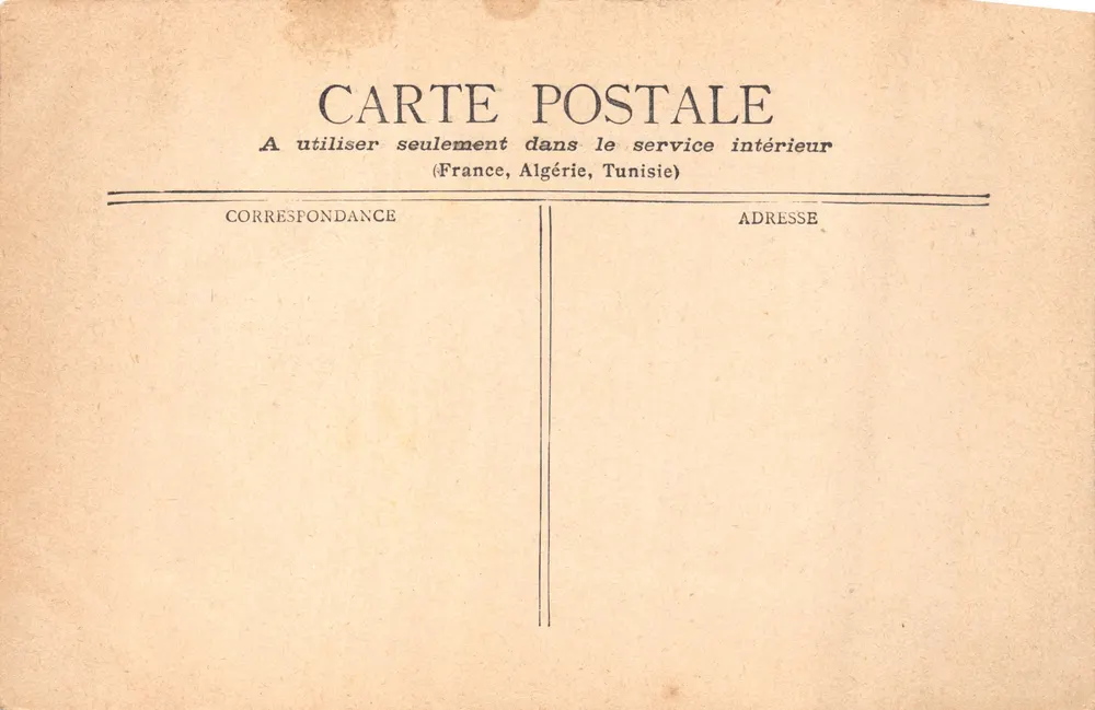 Nizza - Grabmal Gambetta — Verlag DAERCK PARIS, Seriennummer nicht sichtbar - Rückseite