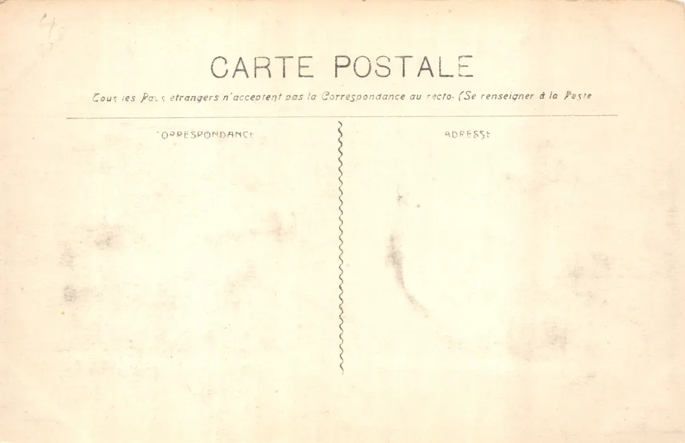 Marseille - Die Mole. Effekt der Wellen — Quende Phot Marseille, n°1721 - Rückseite