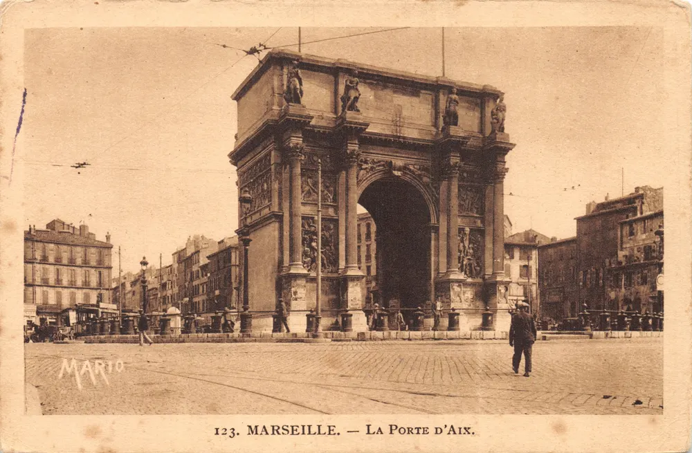 Marseille — La Porte d'Aix — Édition d'Art, ANS DI, Digne - Recto