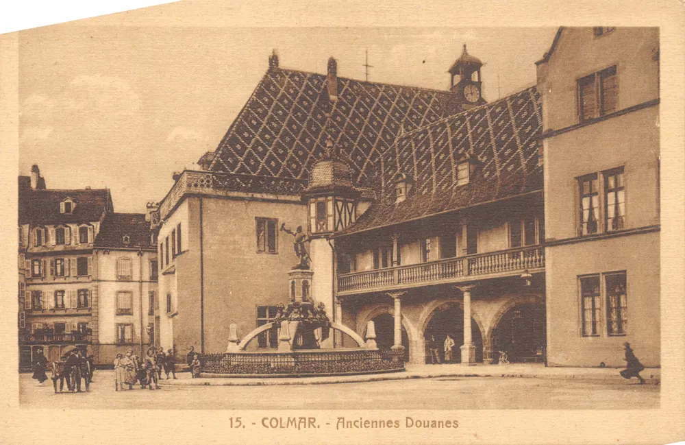 Colmar — Alte Zollamt — Verlag CH. BERGERET, STRASBOURG - Vorderseite