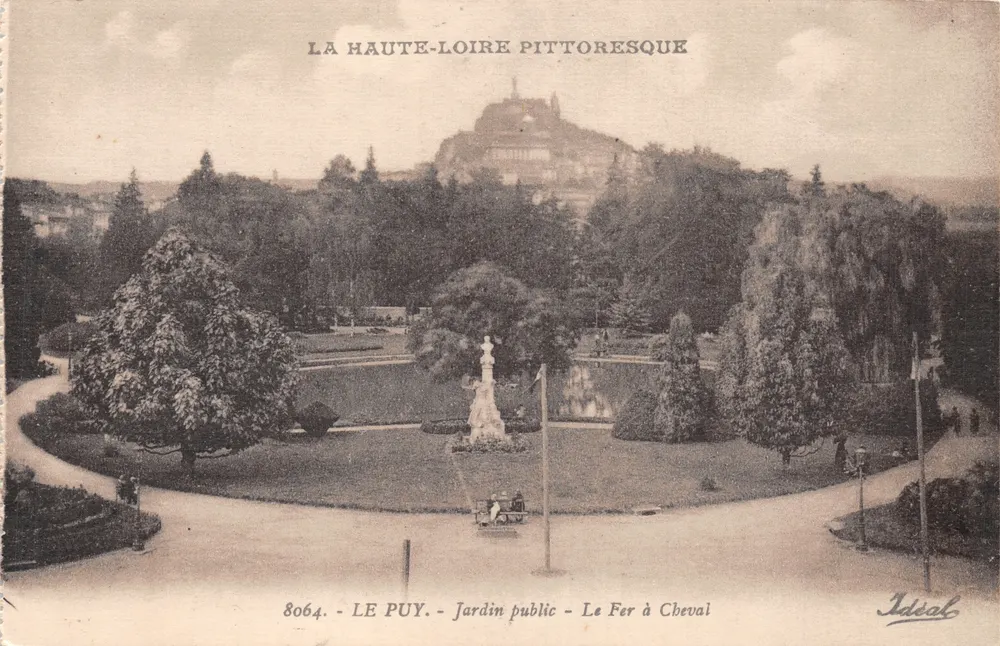 Le Puy - Öffentlicher Garten - Das Eisenpferd — Verlag Ideal, Nr. 8064 - Vorderseite