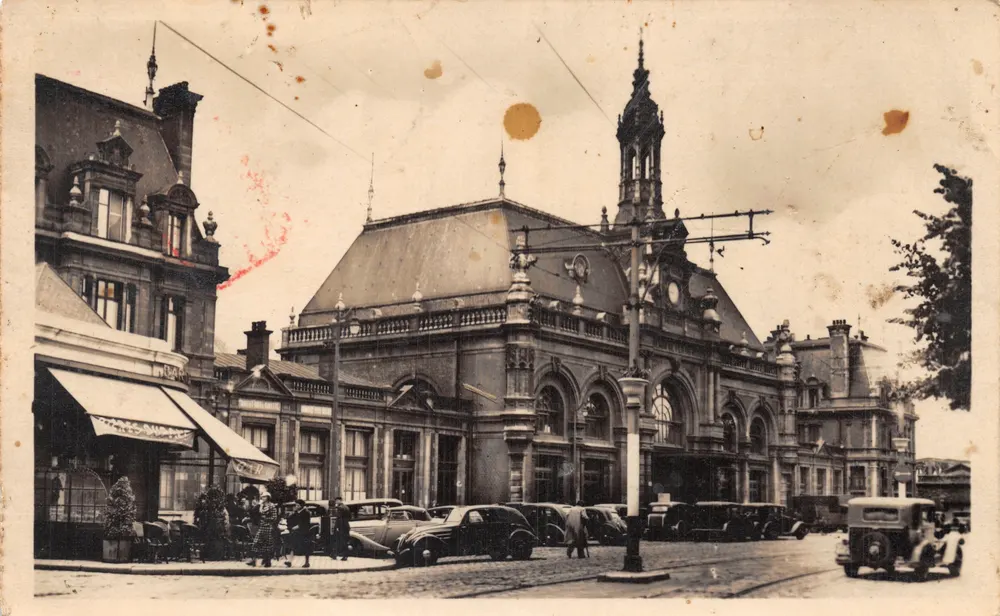 Valenciennes — Die Station — Verlag REAL-PHOTO & C.P.A. - Nr. (47) - Vorderseite