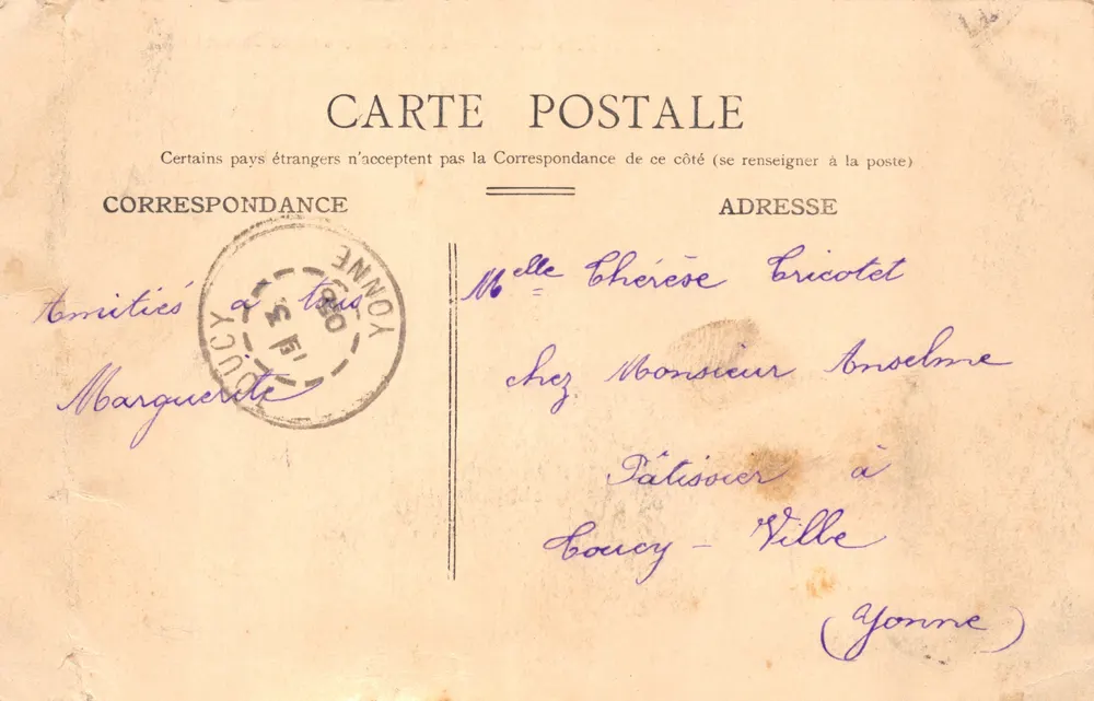 Montargis — Gerbereien am Puiseaux — Verlag: Montargis - Rückseite