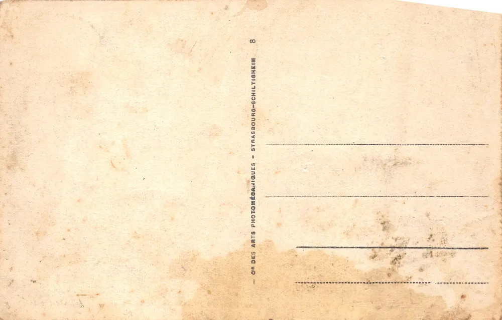Le Tréport — Die Villen der Esplanade und die Frégate (Arch. André Echard) — n° 261 - Rückseite