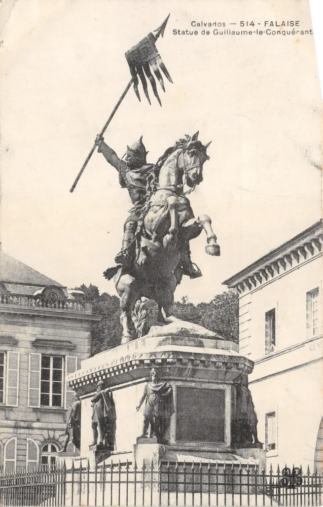 Statue de Guillaume-le-Conquérant — Calvados — 514 — FALAISE - Recto