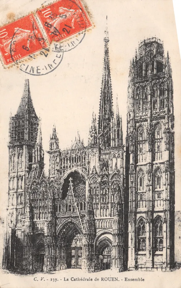 De kathedraal van ROUEN — Ensemble — C.V. - 139 - Voorkant