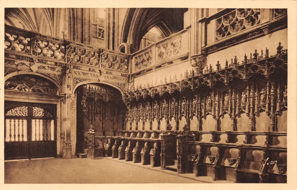 Bourg (Ain) - Kirche von Brou — Die Chorbanken — Éditions Yvon, Paris - Vorderseite