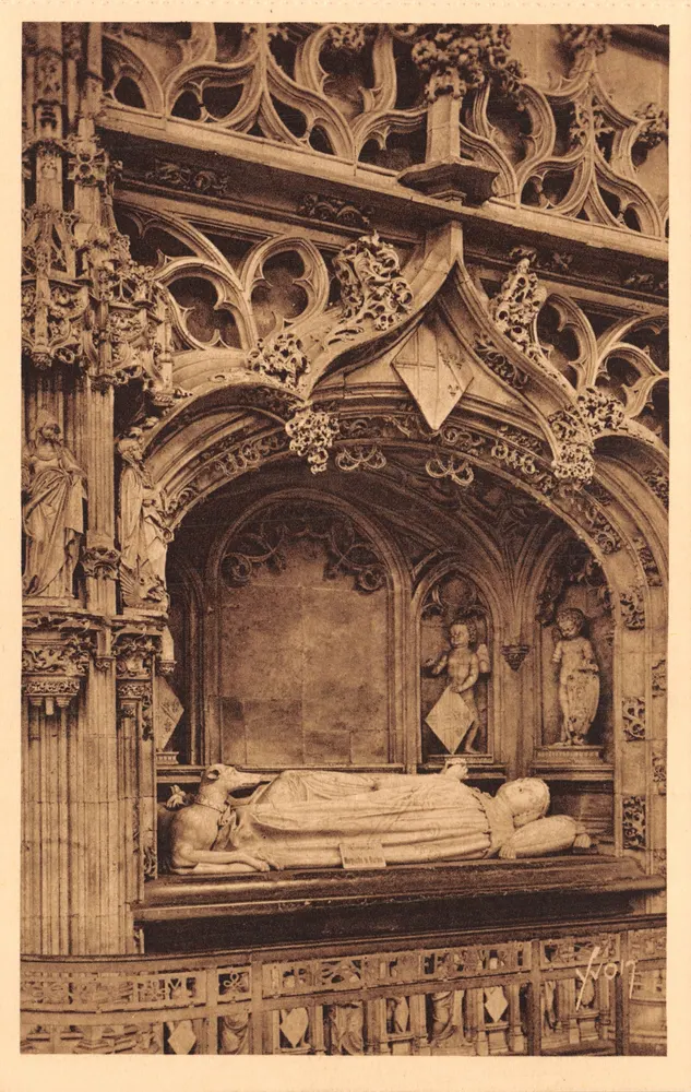 Bourg (Ain) — Mausoleum von Marguerite de Bourbon — Les Éditions d'Art YVON, Paris - Vorderseite