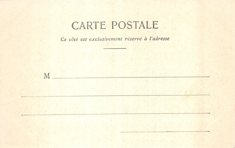 Leuchtturm und Villa des Carmel — Verleger Gustave Remy, Pontarlier (Doubs) - Rückseite