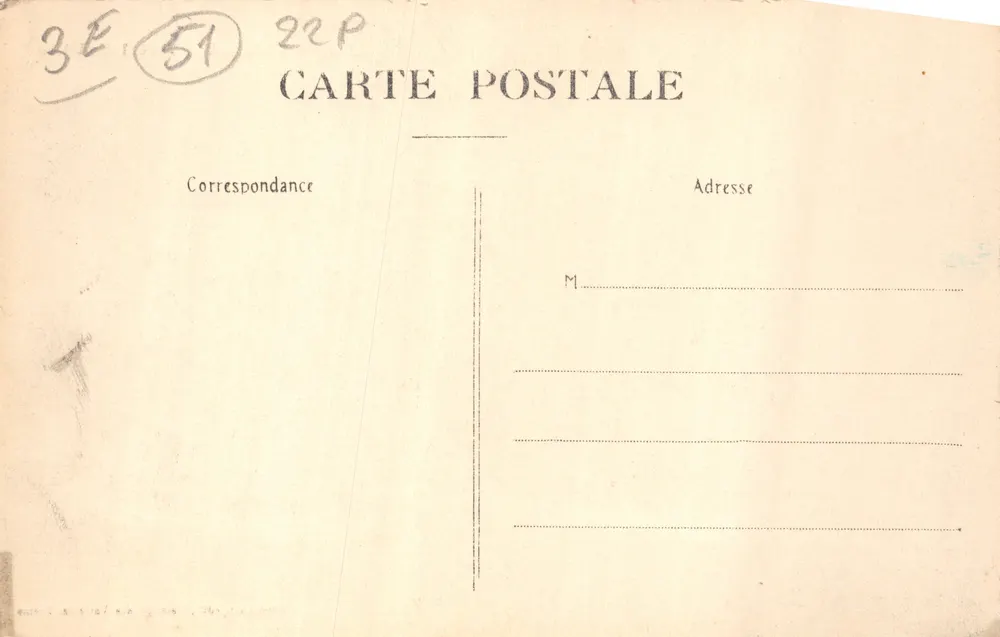 Reims — Rathaus — Verlag Blanchart, Reims - Rückseite