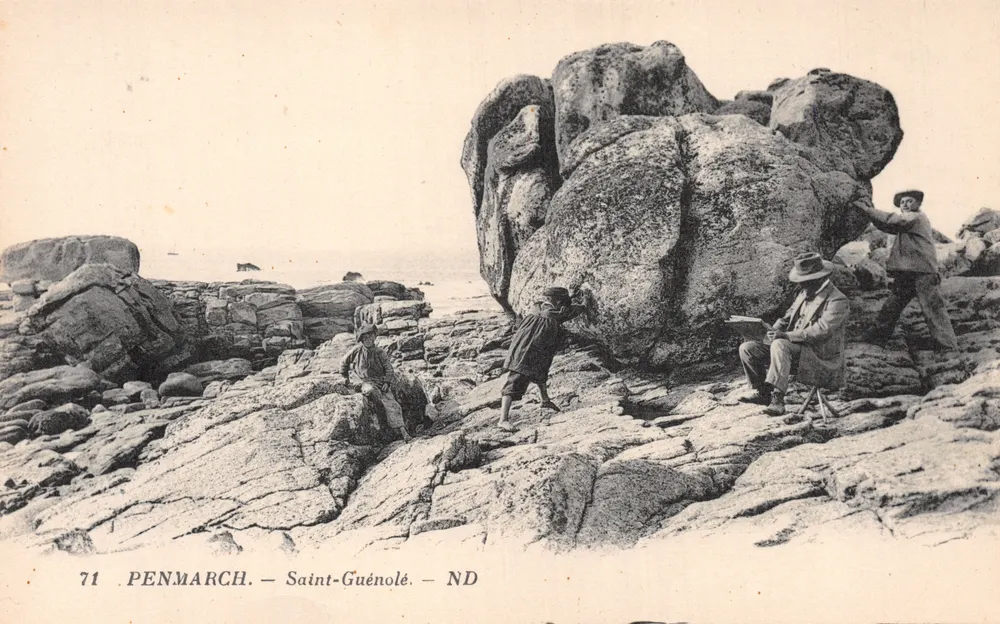 Penmarch — Saint-Guénolé — Küstenfelsen — Verlag: N.D. — Nr. 71 - Vorderseite
