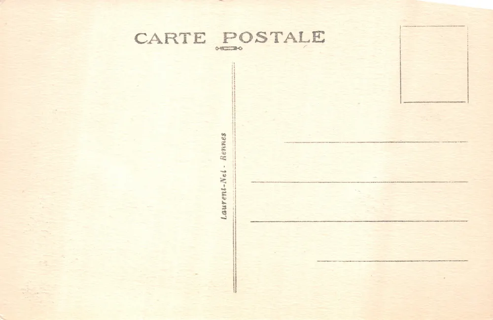 Dinard — Promenade unter dem Mond — Hotel de la Côte d'Émeraude, Verlag Loïc - Rückseite