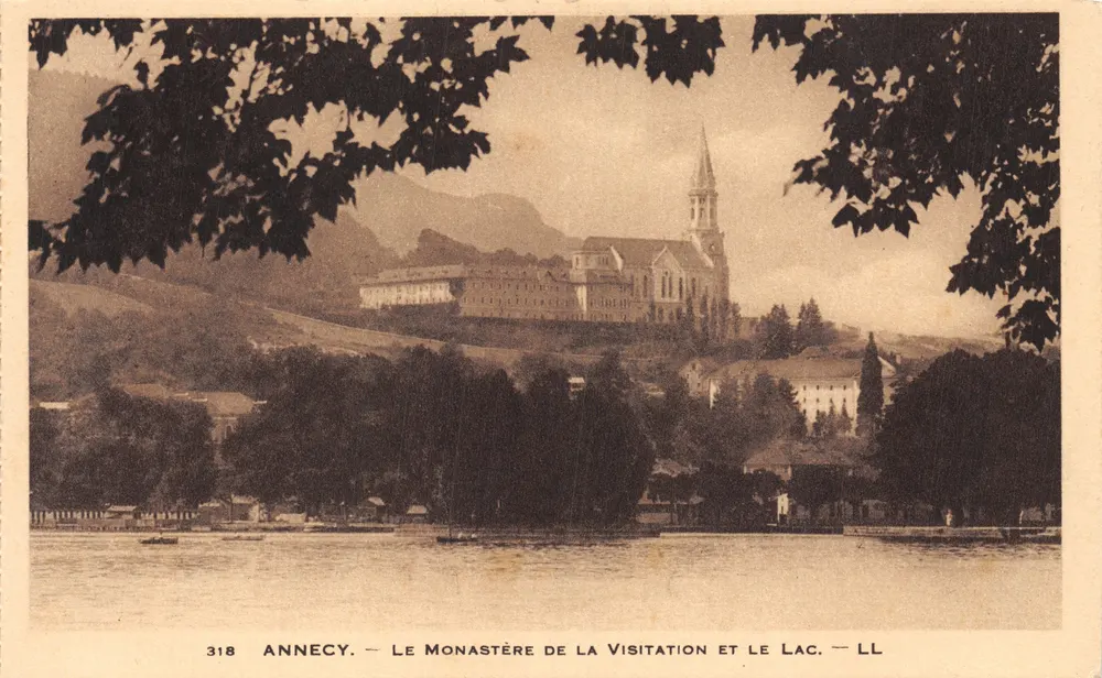 Annecy — Das Kloster der Visitation und der See — LL, n° 318 - Vorderseite