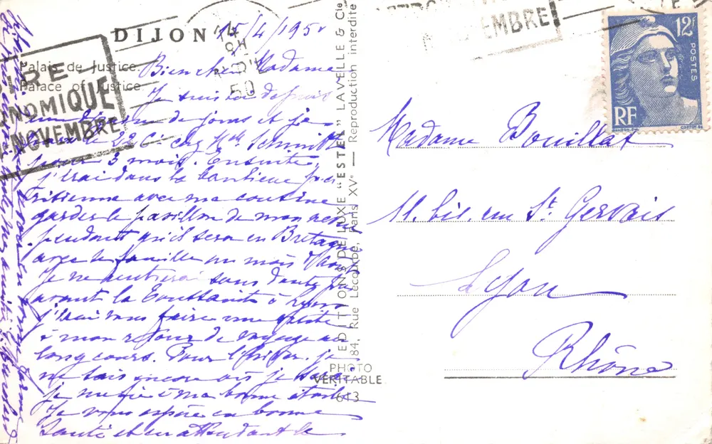 Palácio de Justiça — fachada principal — Étale, editor - Verso