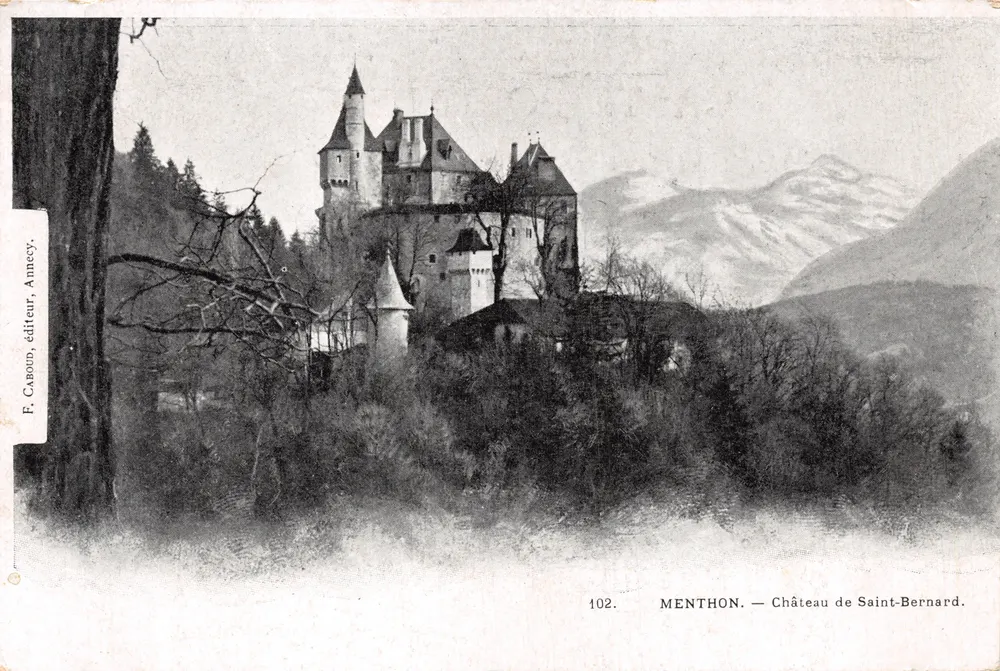 Menthon — Schloss Saint-Bernard — F. Caboun, Verleger, Annecy, Nr. 102 - Vorderseite