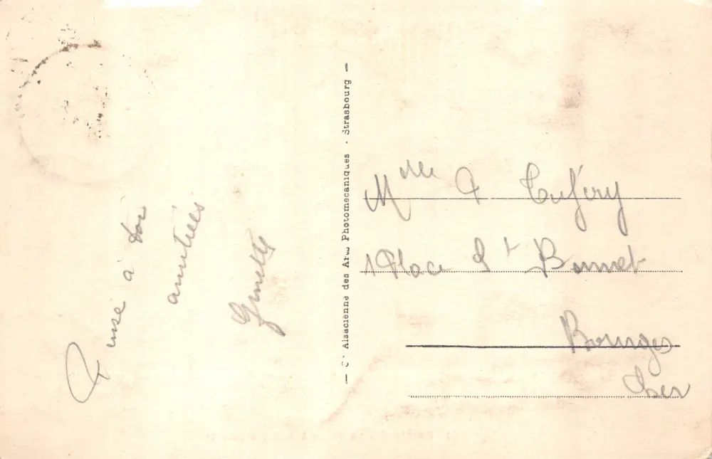 Paramé — Der Strand bei Flut — Verlag ARP, Nr. 27 - Rückseite