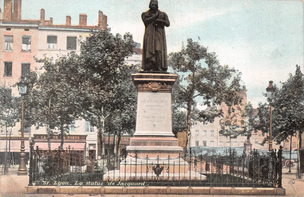 Saint-Lyon. Die Statue von Jacquard — Verlag AQUA-PHOTO, Paris - Vorderseite