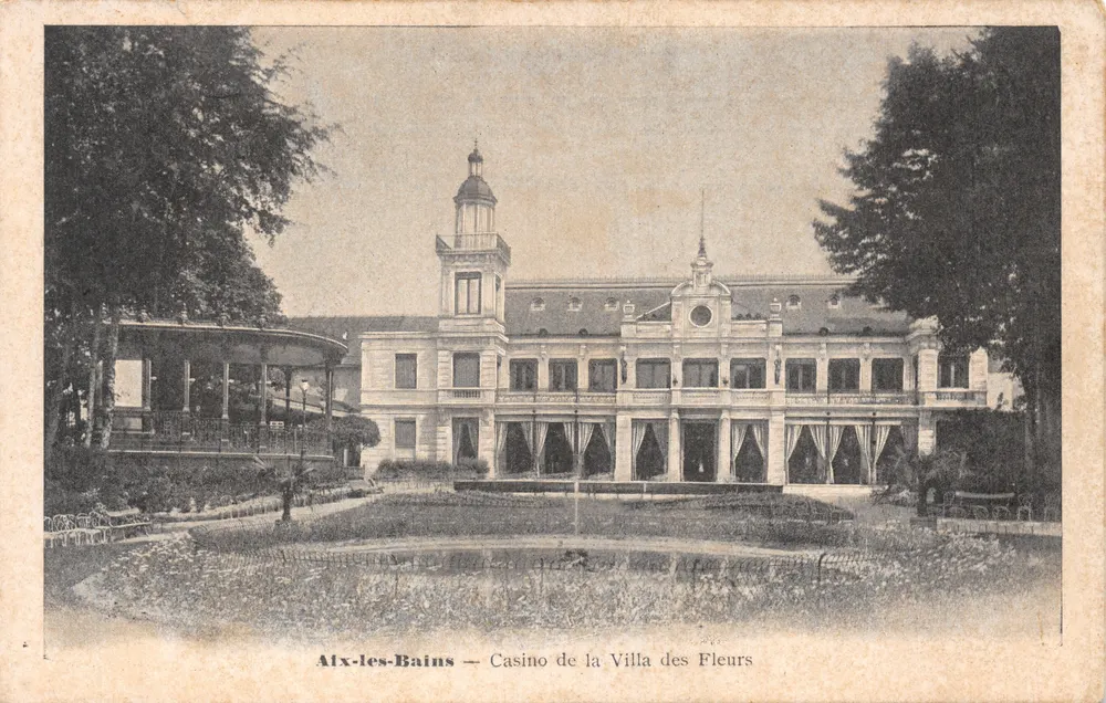 Aix-les-Bains — Casino der Villa des Fleurs — Verlag: SALONS DES PAQUEBOTS - Vorderseite