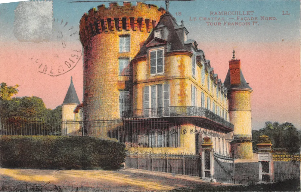 Rambouillet — Das Schloss, nördliche Fassade mit Turm François Ier — Verleger LL - Vorderseite