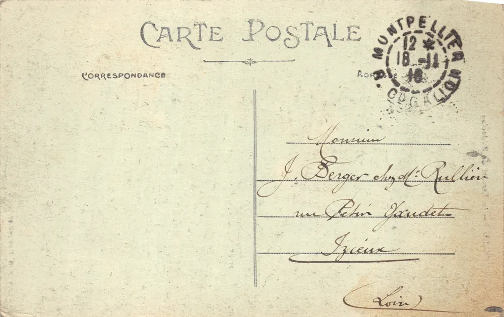 Montpellier — La Faculté de Médecine — Capestian éd, Montpellier - 뒷면