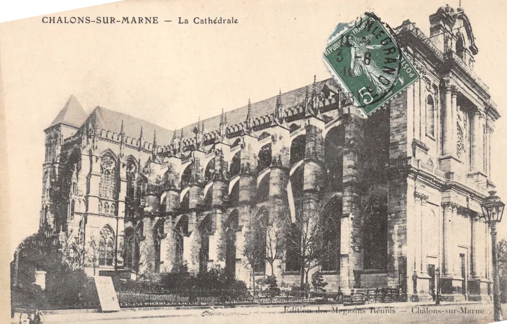 Chalons-sur-Marne — Die Kathedrale — Ausgabe von Mégasins Réunis - Vorderseite