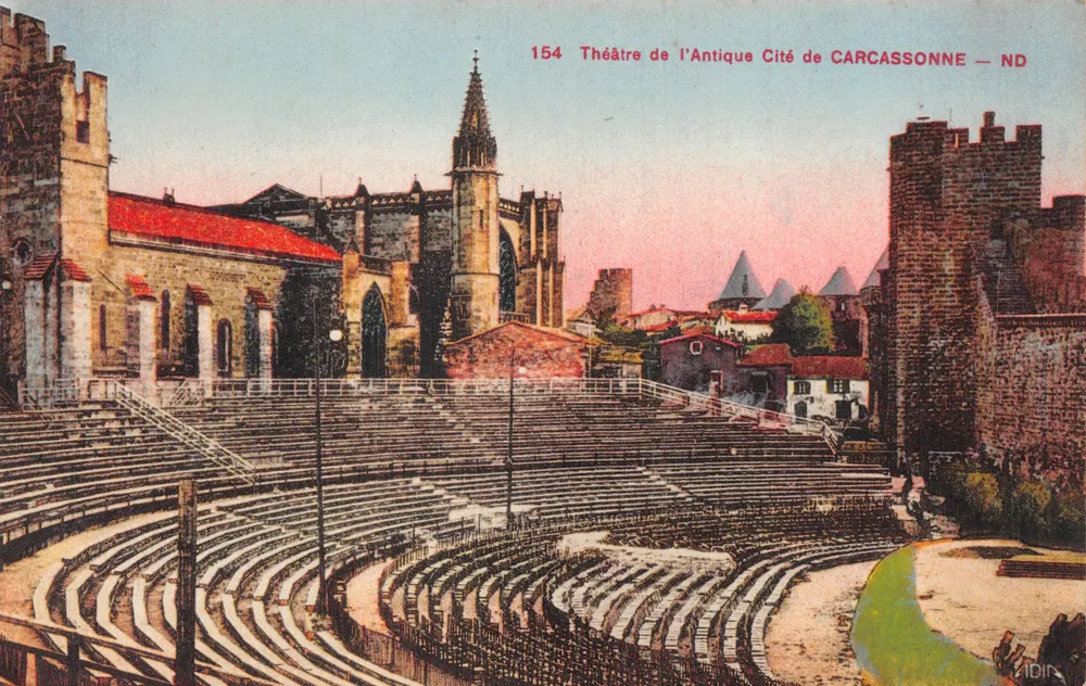 Theater der Antiken Stadt Carcassonne — Verlag ZIDIR, Nr. 154 - Vorderseite