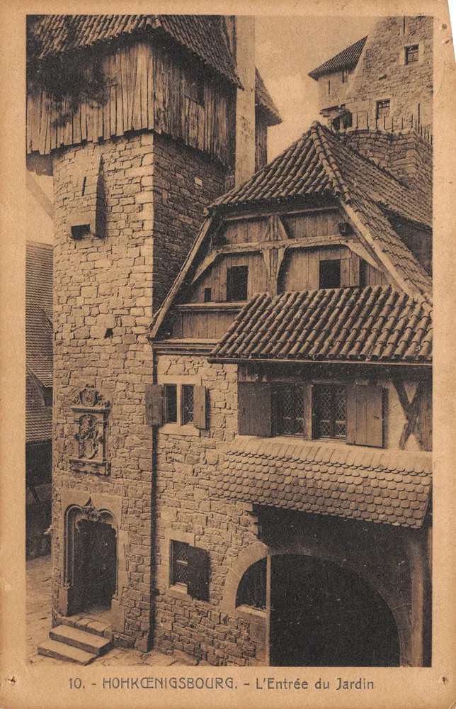 Hohkœnigsbourg — Der Eingang zum Garten — Verlag: MARQUE - Vorderseite
