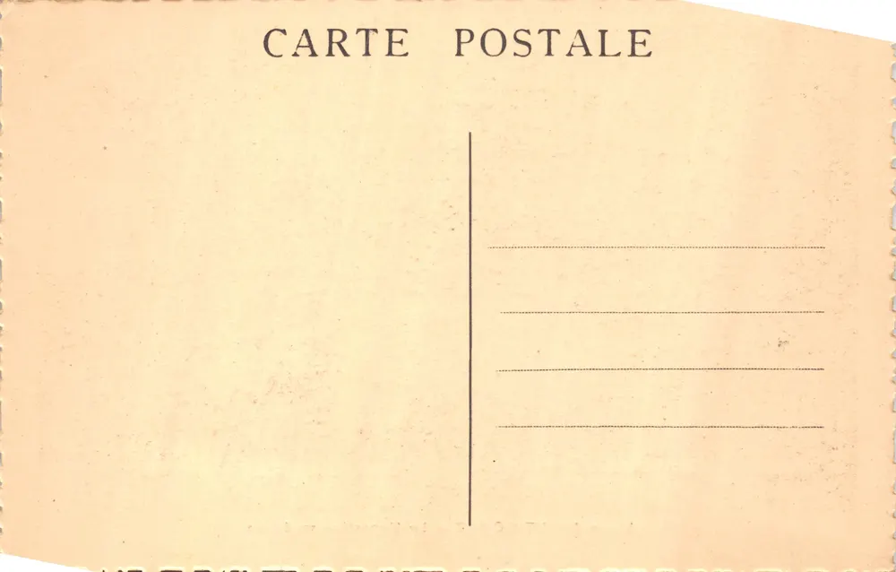 Abbaye d'HAUTECOMBE — Le Monastère vu du lac — éditeur non visible - Verso