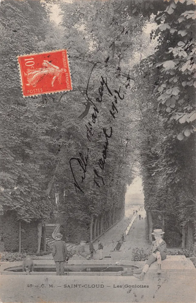 Saint-Cloud — Les Goulottes — wydawca C.M. n°45 - Awers