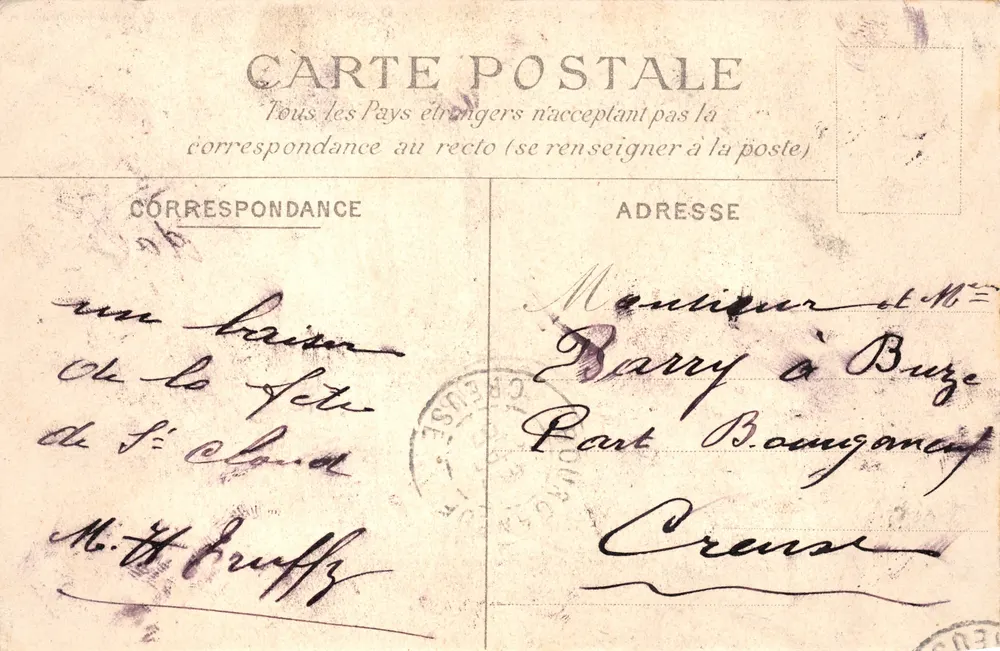 Saint-Cloud — Les Goulottes — wydawca C.M. n°45 - Rewers