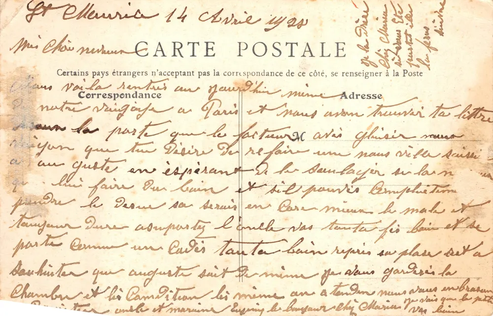 PARIS — Notre-Dame (front) — B. F., Paryż - Rewers