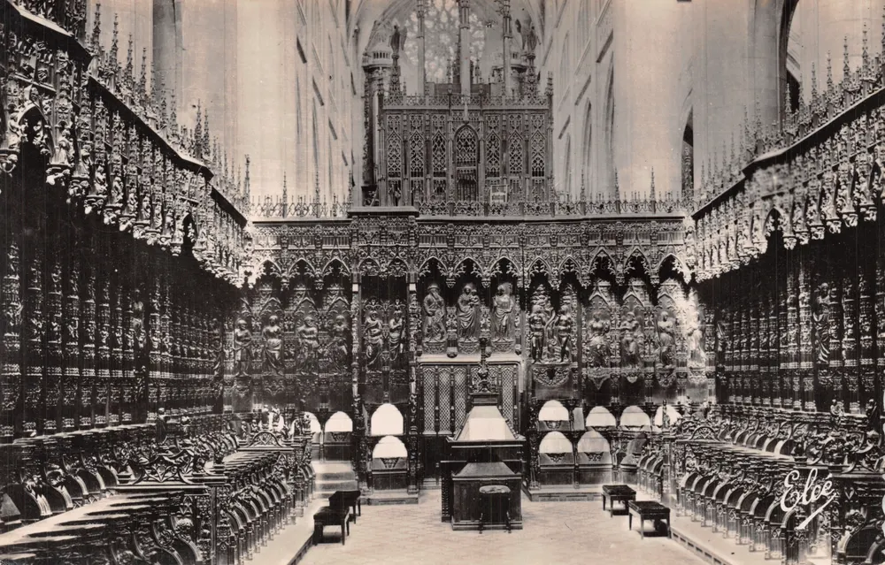 Cathédrale d'Auch — Le Chœur « Gers » — Éditeur Elloe - Recto