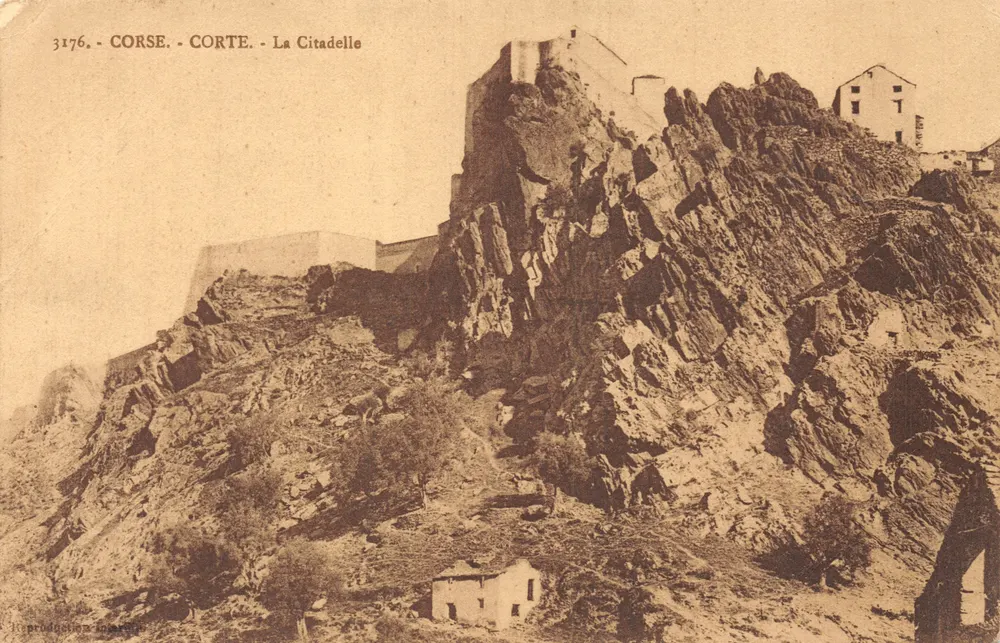 Corse - Corte - La Citadelle — éditeur J. Moretti, n° 3176 - Recto
