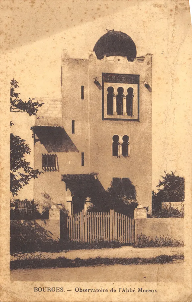 Bourges — Observatorium des Abbé Moreux — Verlag gedruckt auf der Karte - Vorderseite