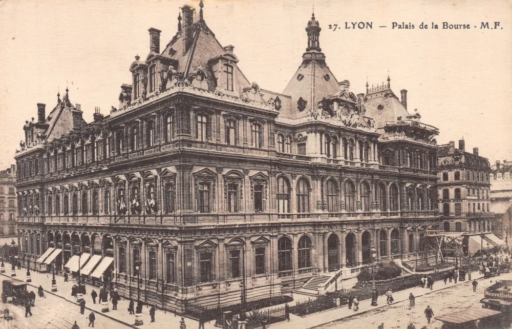 LYON — Palais de la Bourse — M.F - 正面