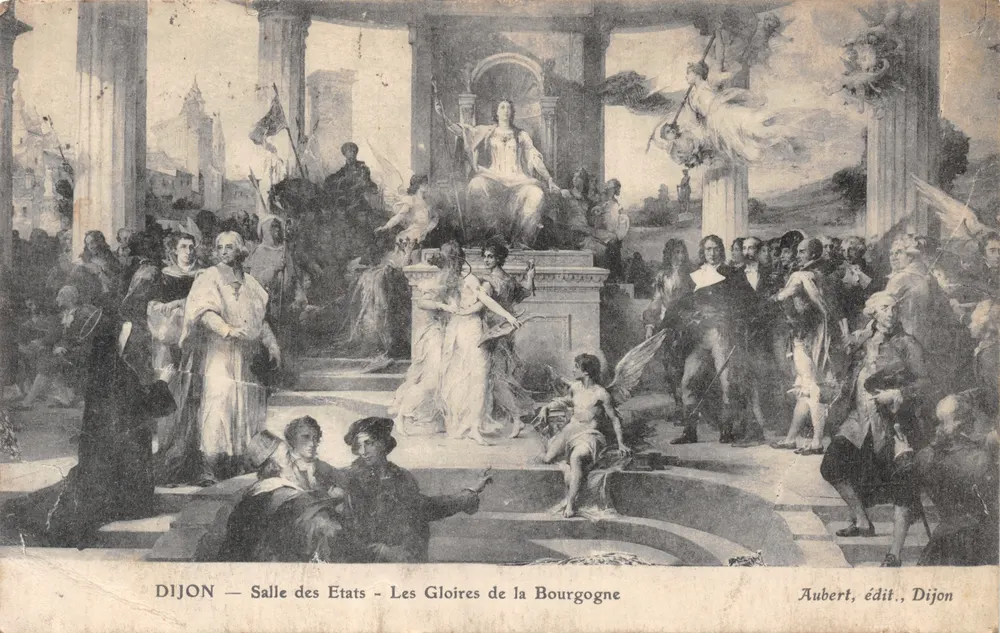 Dijon — Saal der Staaten — Die Glorien der Burgund — Aubert, Verlag, Dijon - Vorderseite