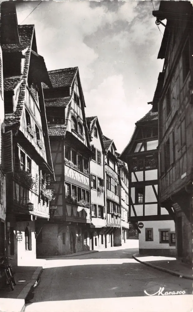 Strasbourg — Alte elsässische Häuser — Verlag MARASCO - Vorderseite