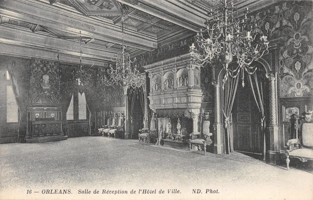 Orléans — Empfangssaal des Rathauses — ND. Phot - Vorderseite