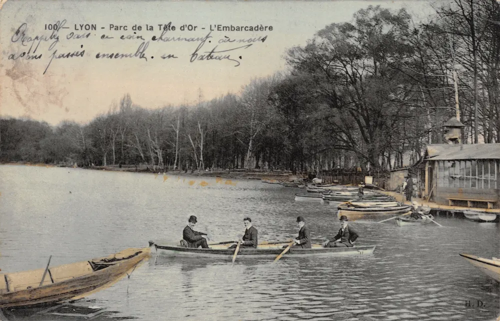 LYON - Park des Golden Head - Der Anlegeplatz — H. D. Verlag, Nr. 100 - Vorderseite