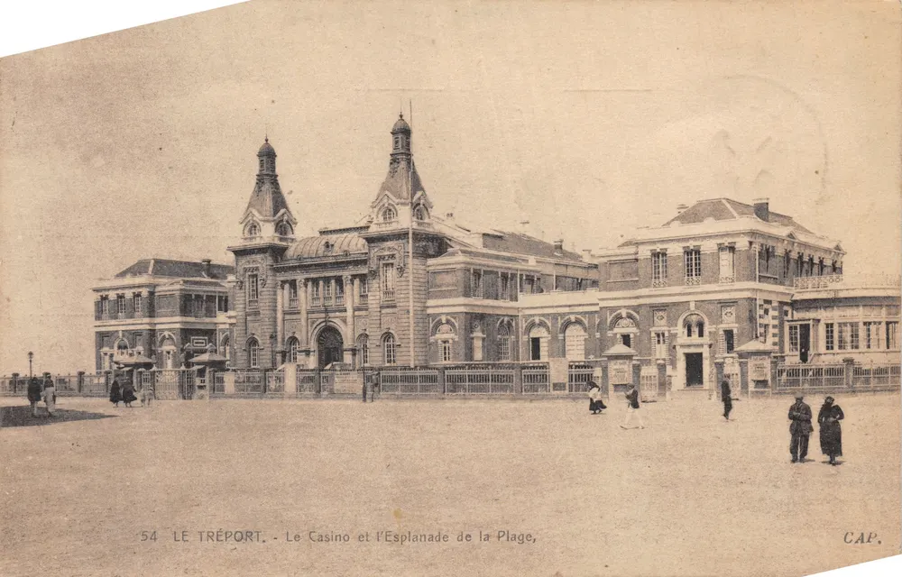 Le Tréport — Das Casino und die Promenade am Strand — CAP, n° 54 - Vorderseite