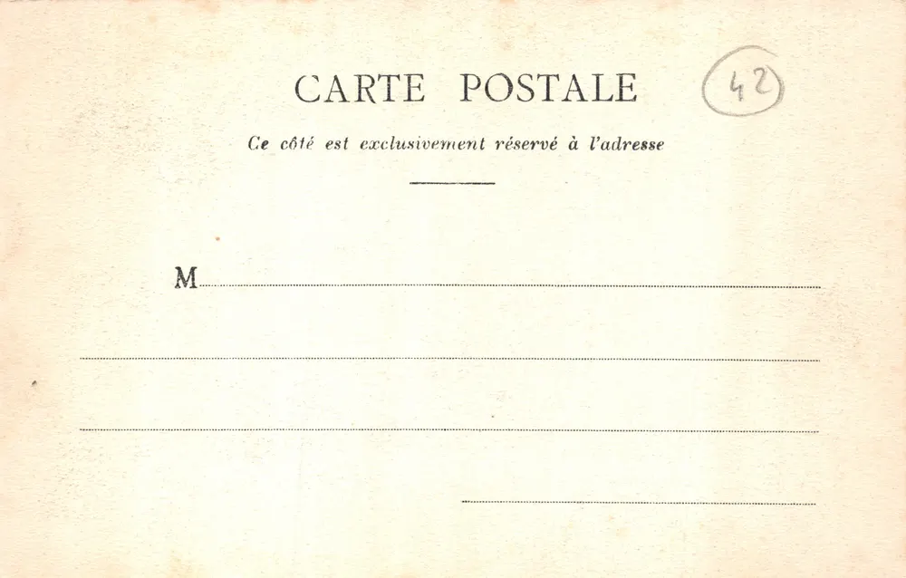 Saint-Étienne — La Grande Cascade du Gouffre d'Enfer — J. M - Verso