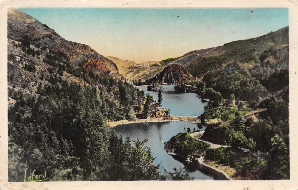 Rochetaillée — Panoramablick auf den Staudamm — Verleger J. Lafond - Vorderseite