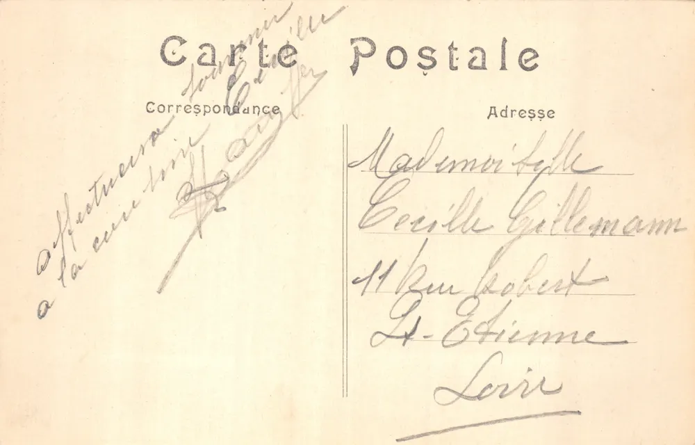 Catedral de Reims — Um dos Lados Laterais — LL. n°67 - Verso