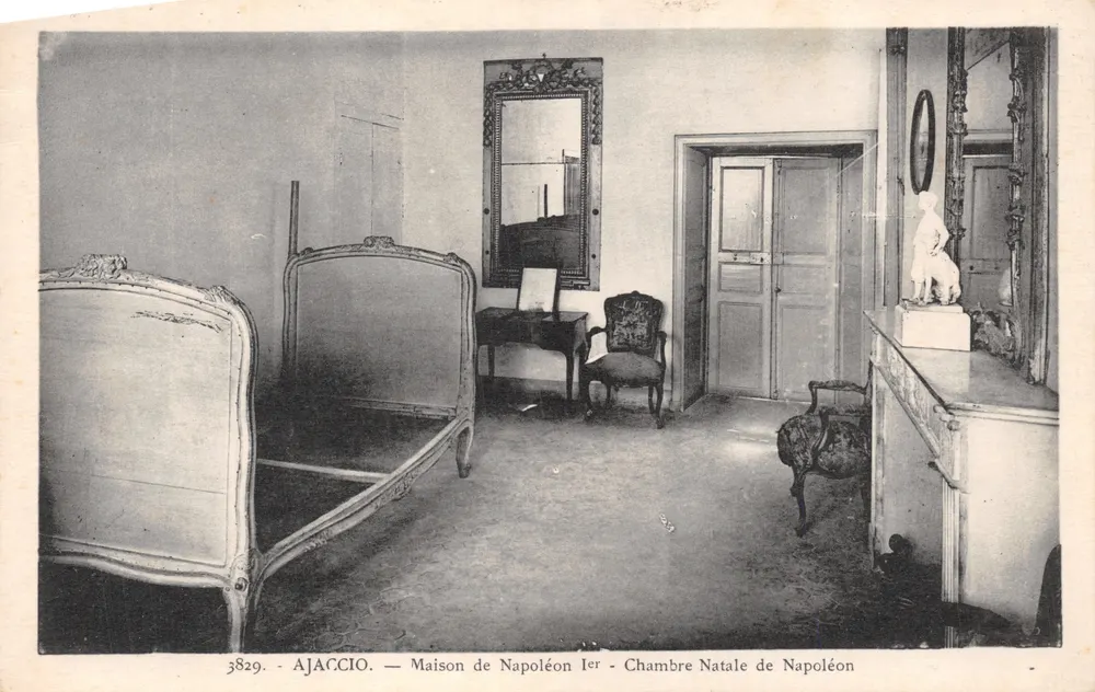 Ajaccio — Maison de Napoléon Ier — Chambre Natale de Napoléon - Recto