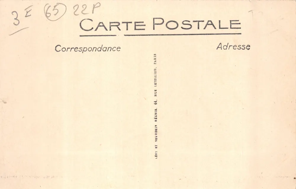 Gavarnie - Grand Hôtel du Vignemale - LL - Verso