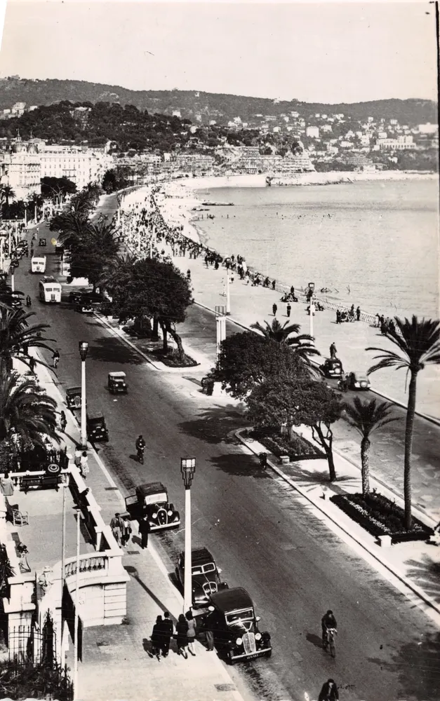 Die Côte d'Azur — Promenade des Anglais — Verlag L. Gilletta & C°, Nice - Vorderseite