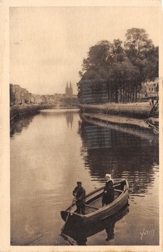 Quimper (Finistère) — Der Fährmann des Odet — Éditions YVON - Vorderseite